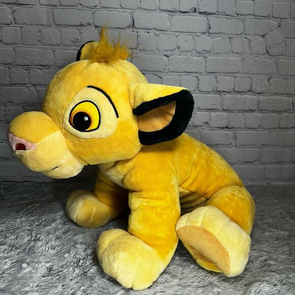 Disney The Lion King Young Simba Plush Large Stuffed Animal Toy Kids Playtime - Picture 3 of 8
